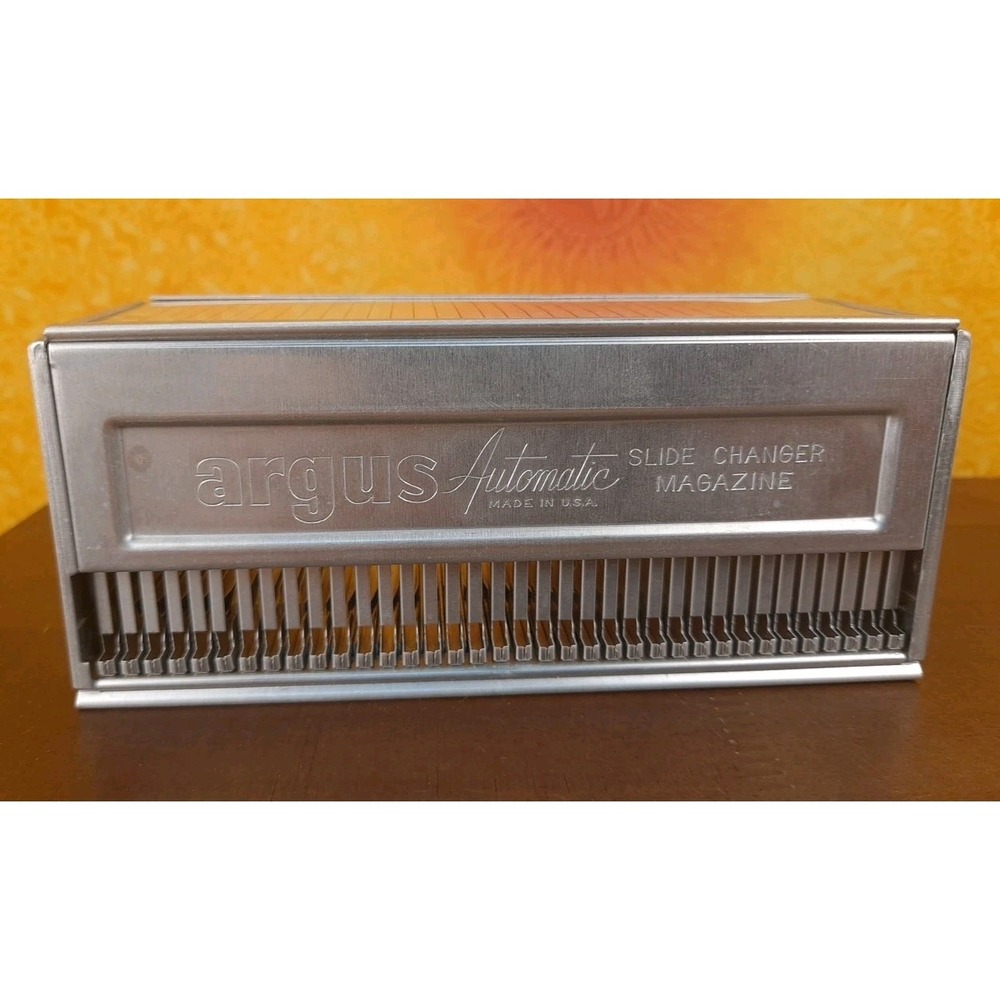 Argus Automatic Metal Slide Changer Magazine  36 Slots 2"x2" Slides